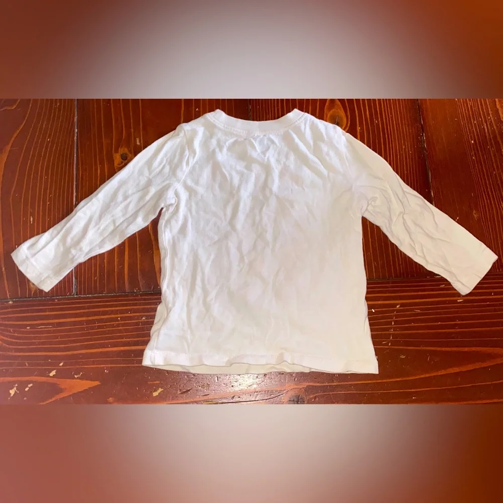 Old Navy RED graphic long sleeve tshirt